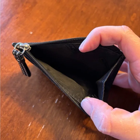 Coach Black and Brown Card Holder - Picture 2 of 4